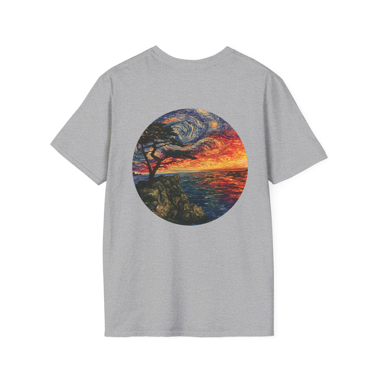 Lonely Cypress Sunset — Full Circle