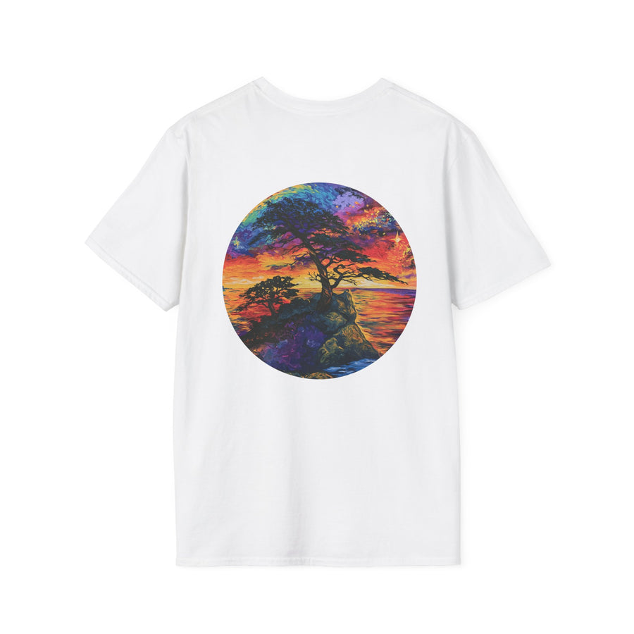 Lonely Cypress Rainbow Skies — Full Circle