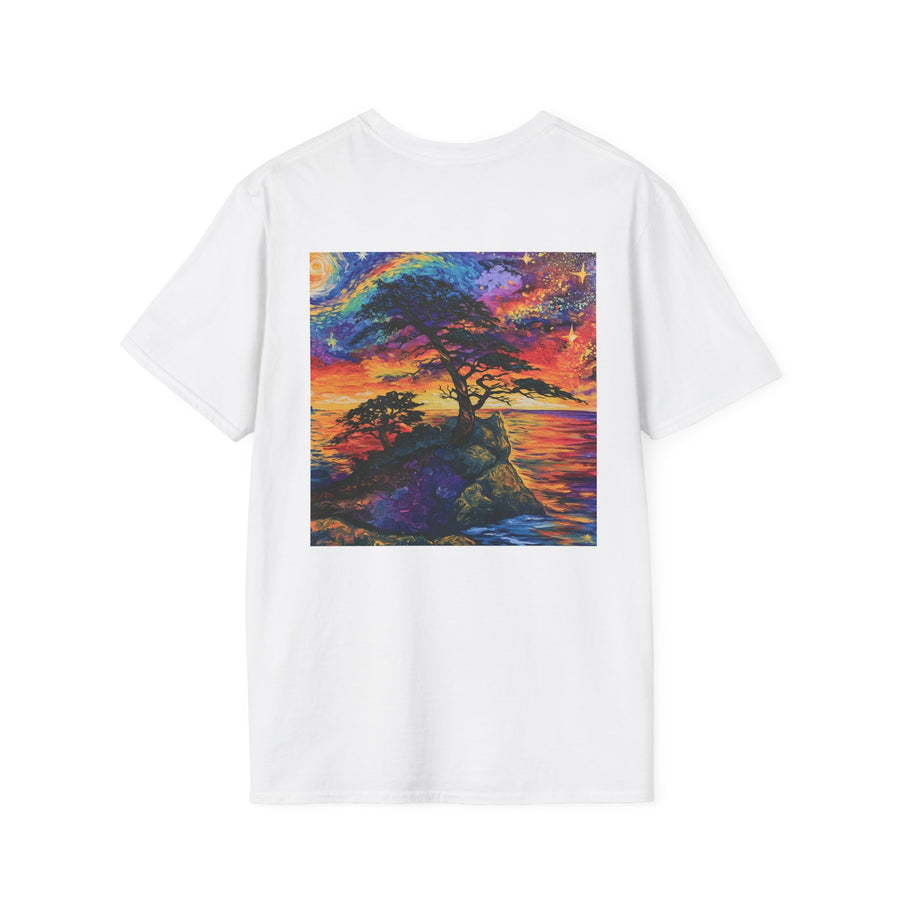 Lonely Cypress Rainbow Skies — Classic Back
