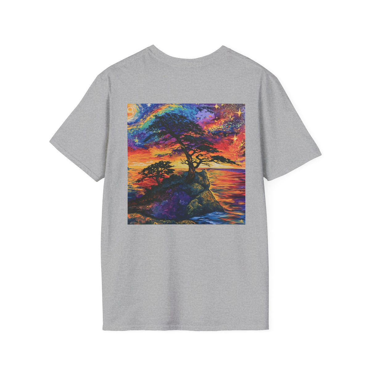 Lonely Cypress Rainbow Skies — Classic Back